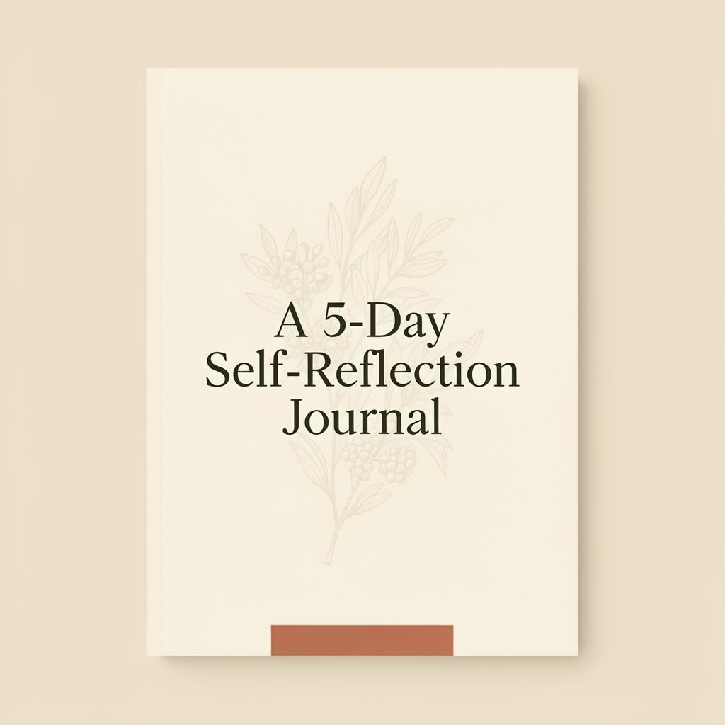 A 5-Day Self-Reflection Journal for Women Who Want to Slow Down, Reflect, and Reconnect